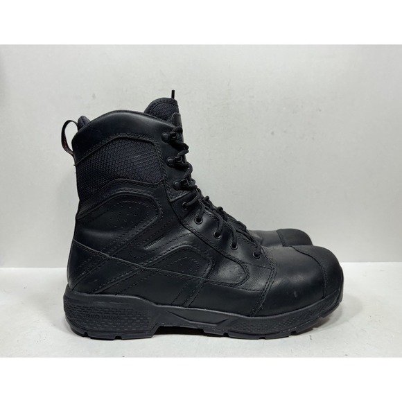Red Wing Exos Lite 2455 Black Work Boots Safety Toe Men's Size 12 D Waterproof